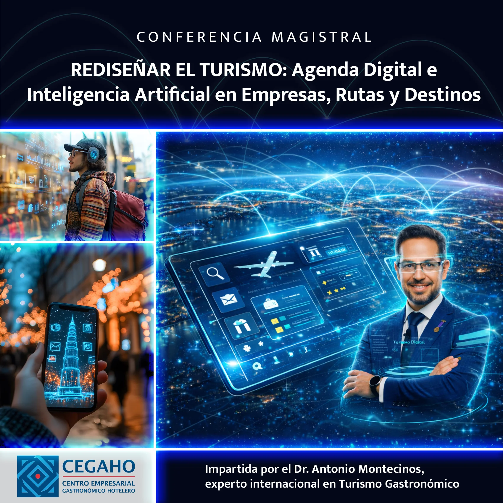 Conferencia magistral: Rediseñar el turismo — Agenda Digital e Inteligencia Artificial
